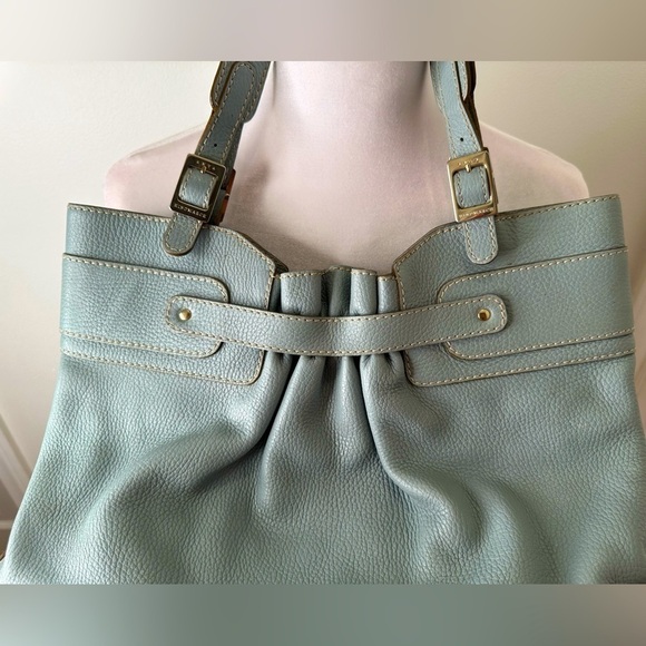 Anya Hindmarch Mint Green Leather Buckle Shoulder Bag - Picture 10 of 10